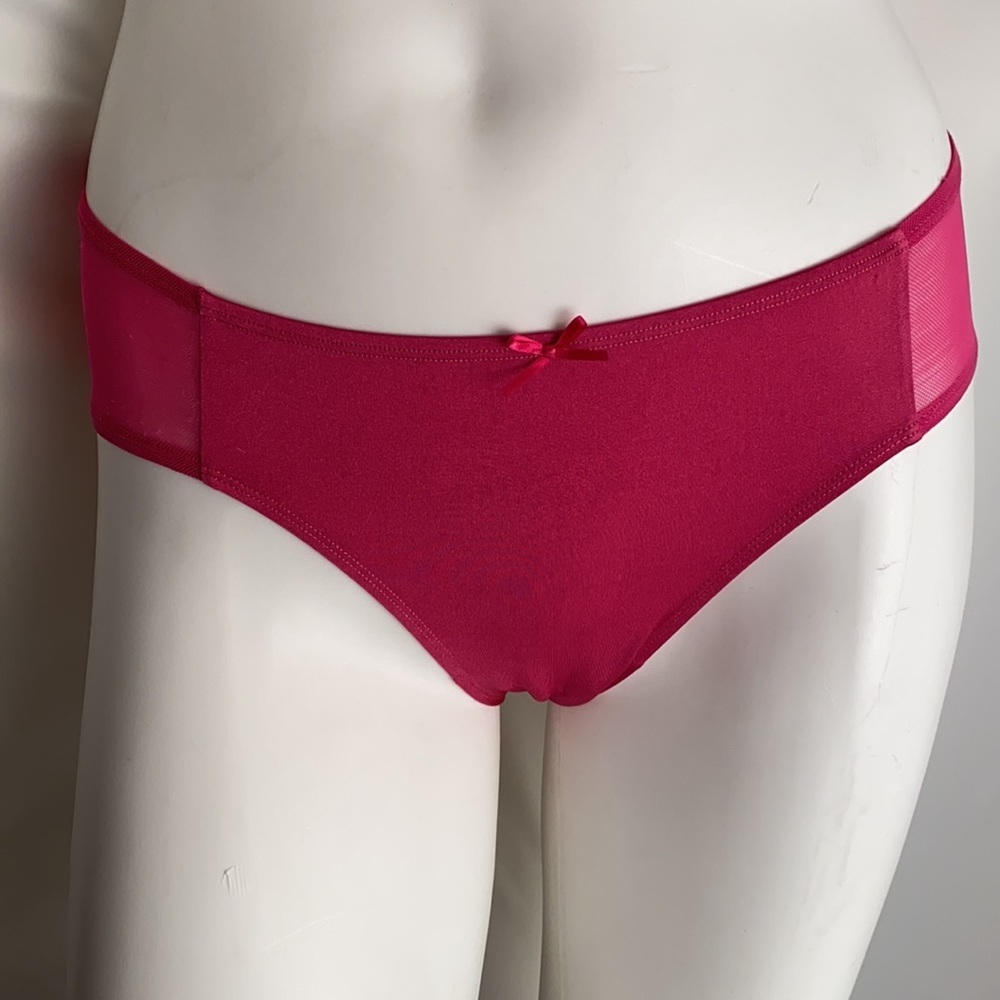 Bali stretch satin hot pink panty S